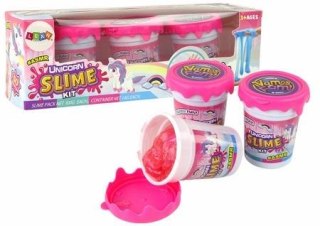 Slime brokatowy jednorożce DIY miękki 3 kolory