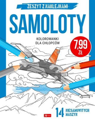 Kolorowanki dla chłopców. Samoloty