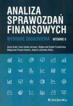 Analiza sprawozdań finansowych.Wybrane zagadnienia