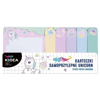 Karteczki samoprzylepne Unicorn KIDEA