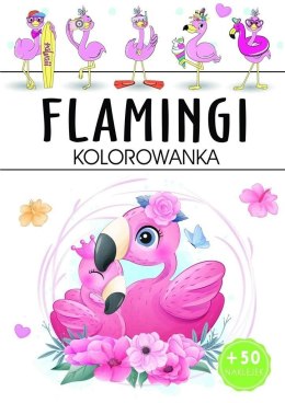 Flamingi kolorowanka