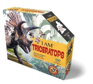 Puzzle konturowe 100 I am - Triceratops