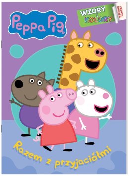 Peppa Pig. Wzory i kolory. Razem z przyjaciółmi