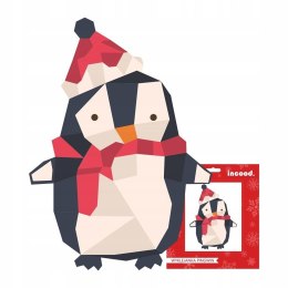 Zestaw kreatywny Wyklejanka świąteczna Pingwin