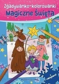 Zgadywanko-kolorowanki. Magiczne święta + naklejki