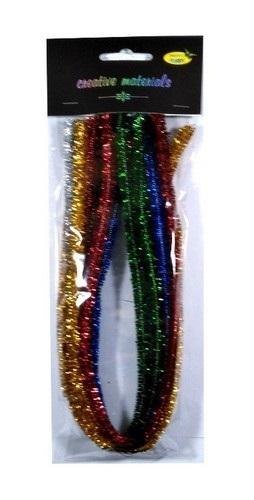 Druty chenille metallic 10szt Druty chenille metallic 10szt