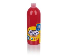 Farba szkolna czerwona 1000ml ASTRA