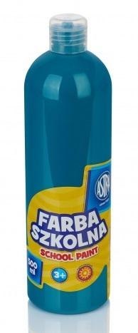 Farba szkolna turkusowa 500ml ASTRA