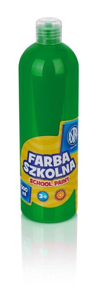 Farba szkolna zielona jasna 500ml ASTRA