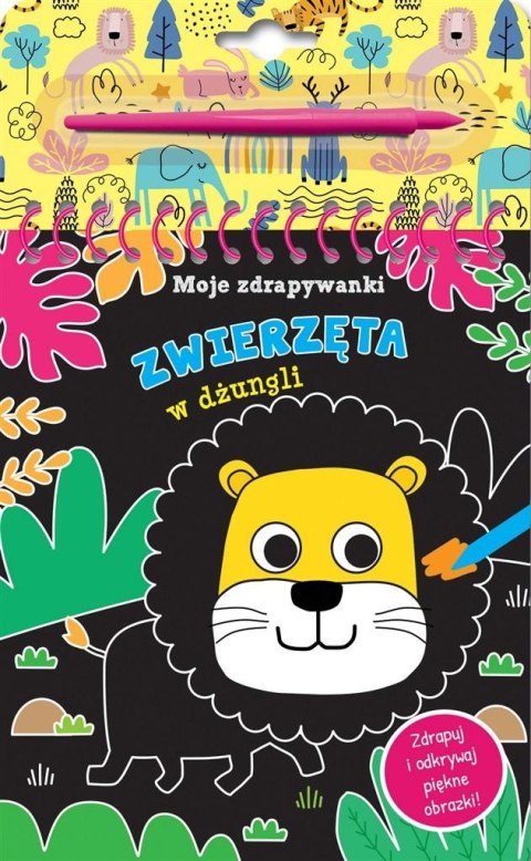 Moje zdrapywanki. Zwierzęta w dżungli Moje zdrapywanki. Zwierzęta w dżungli