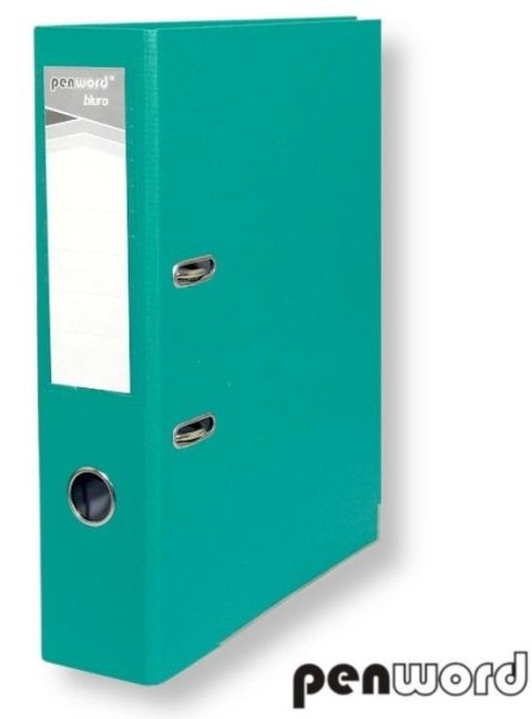 Segregator A4 z okuciem 7,5cm turkusowy Segregator A4 z okuciem 7,5cm turkusowy