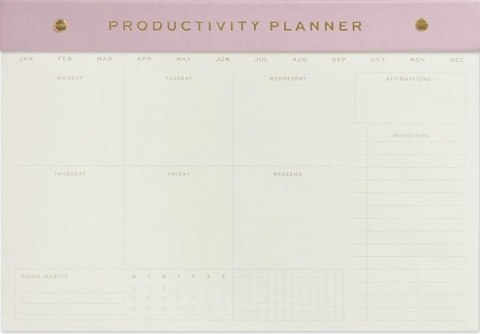 Notatnik na biurko Lilac - Productivity Planner