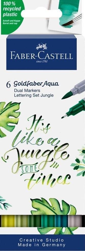 Pisak akwarelowy Goldfaber Aqua 6szt FABER CASTELL Pisak akwarelowy Goldfaber Aqua 6szt FABER CASTELL