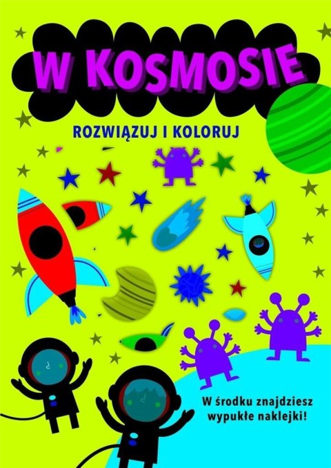 Rozwiązuj i koloruj. W kosmosie