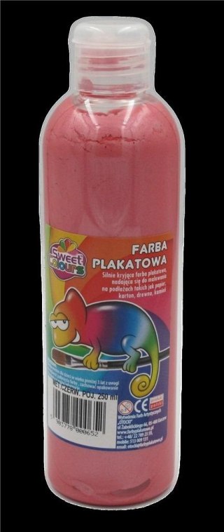 Farba dekoracyjna metaliczna czerwona 250ml