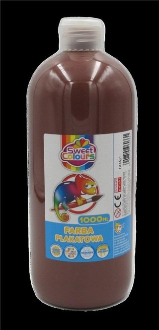 Farba plakatowa brązowa 1000ml