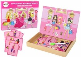 Puzzle magnetyczne z motywem Barbie