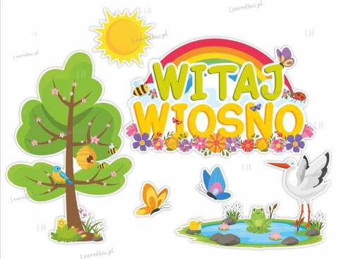 Dekoracje okienne wiosenne - Witaj wiosno 6el