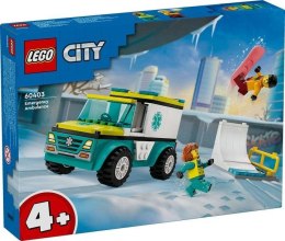 LEGO(R) CITY 60403 Karetka i snowboardzista