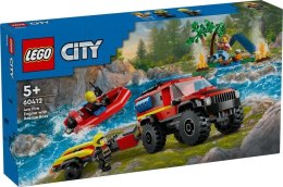 LEGO(R) CITY 60412 Terenowy wóz strażacki z łodzią