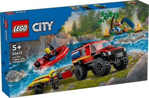LEGO(R) CITY 60412 Terenowy wóz strażacki z łodzią