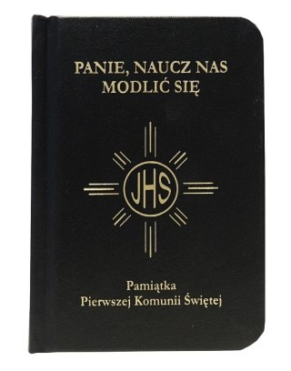 Modlitewnik Pierwsza Komunia Święta czarny