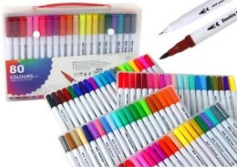 Pisaki dwustronne w organizerze 80 kolorów