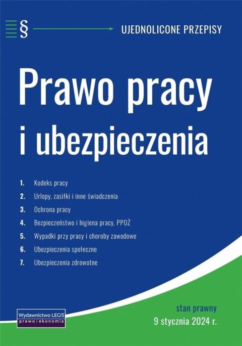 Prawo Pracy i ubezpieczenia społeczne 9-01-2024