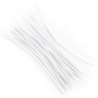 Druciki kreatywne białe 30 cm 25szt Druciki kreatywne białe 30 cm 25szt