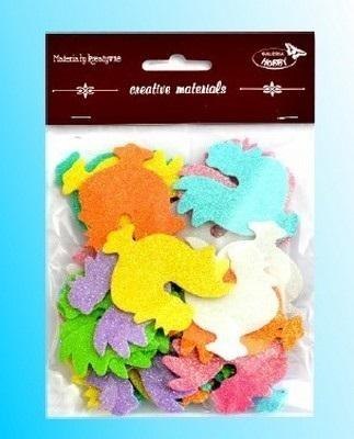 Koguciki brokatowe 32szt Koguciki brokatowe 32szt