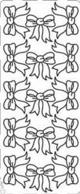 Stiker ażurowy srebrny Stiker ażurowy srebrny