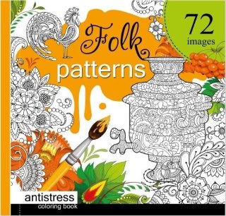 Kolorowanka antystresowa 200x200 Folk Patterns TW