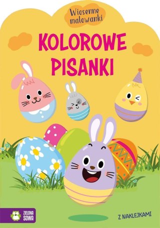 Wiosenne malowanki. Kolorowe pisanki