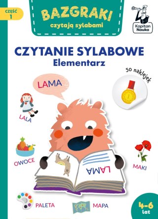 Bazgraki czytają sylabami. Czytanie sylabowe. Elementarz. Bazgraki. Część 1