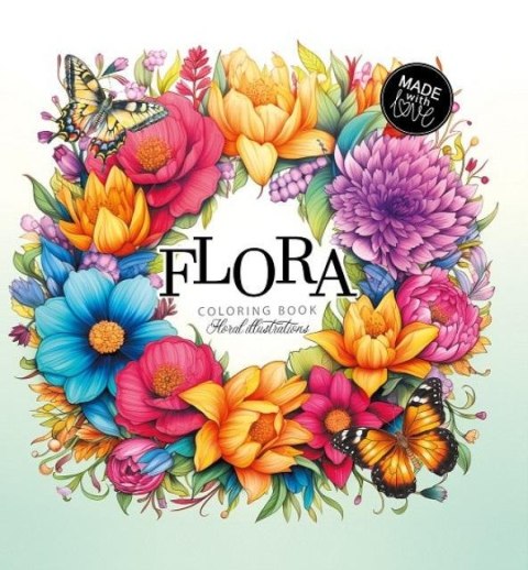 Kolorowanka 160x160 Flora Kwiaty Kolorowanka 160x160 Flora Kwiaty