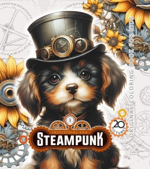 Kolorowanka 160x160 Steampunk Pies Kolorowanka 160x160 Steampunk Pies