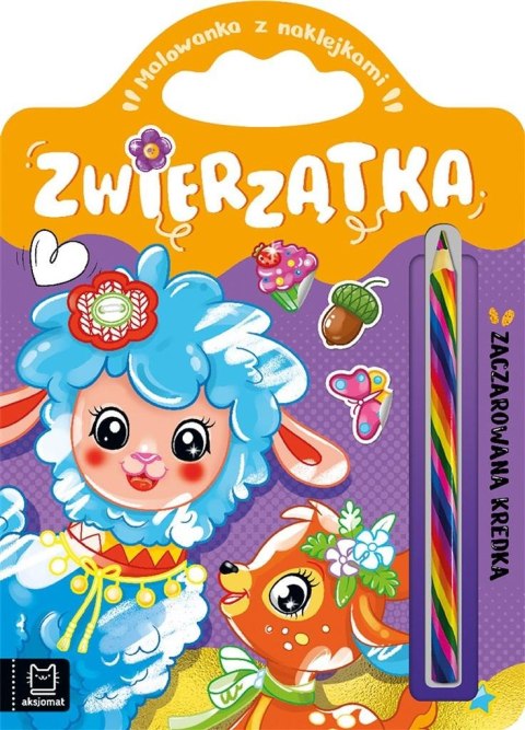 Malowanka z naklejkami Zwierzątka Malowanka z naklejkami Zwierzątka
