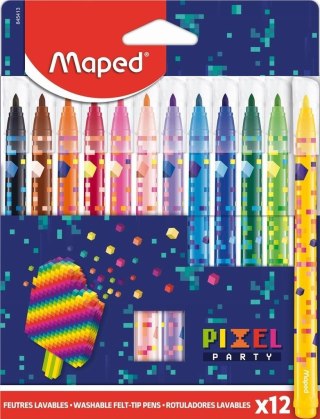 Flamastry Pixel 12szt MAPED