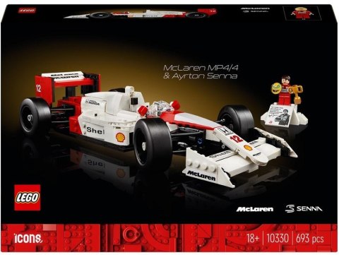 LEGO(R) ICONS 10330 McLaren MP4/4 i Ayrton Senna