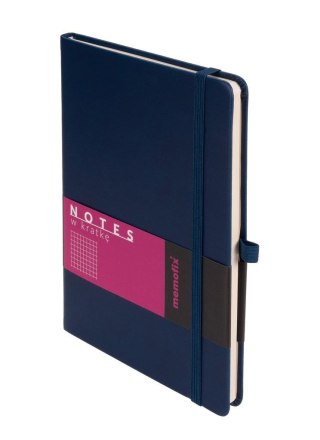 Notes Memofix A5 kratka granatowy