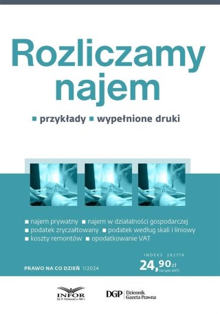 Prawo na co dzień 1/2024 Rozliczamy najem