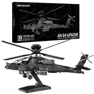 Puzzle Metalowe Model 3D - Helikopter