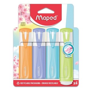 Zakreślacz Classic New Pastel mix 4szt MAPED