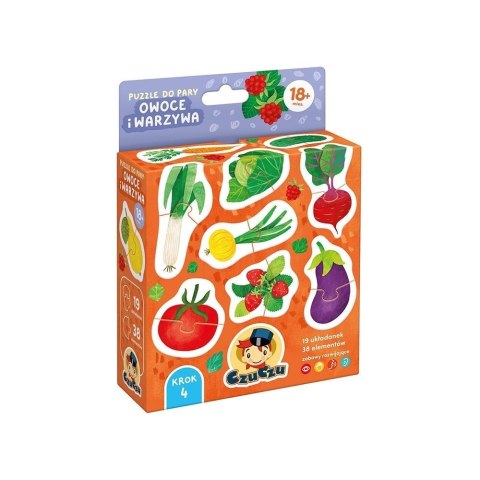 CzuCzu Puzzle do pary Owoce i warzywa 18m+