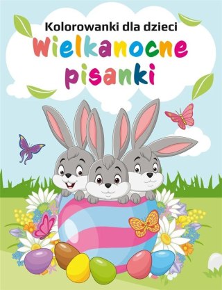 Wielkanocne pisanki. Kolorowanki dla dzieci