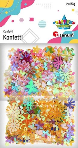 Konfetti Craft-Fun zestaw pastel mix 2x15g