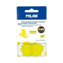 Zakładki indeksujące fluo żółte 50szt MILAN