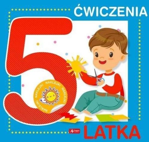 Ćwiczenia 5-latka z naklejkami