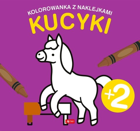 Kucyki. Kolorowanka z naklejkami