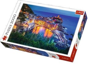 Puzzle 2000 Vernazza o zmroku TREFL